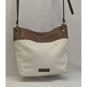 Fossil Keely Crossbody Handbag Bone & Brown